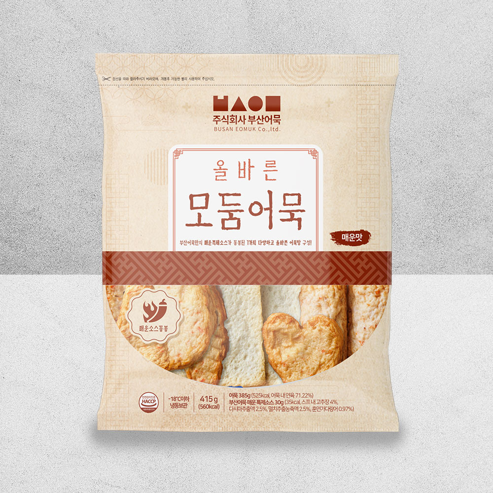 올바른 모둠어묵(매운맛)415g
